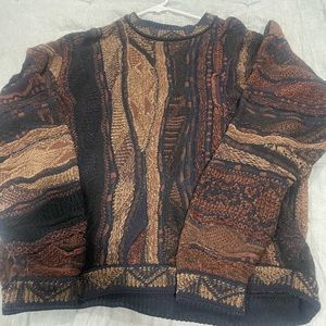 Brown tones Coogi sweater. Size small